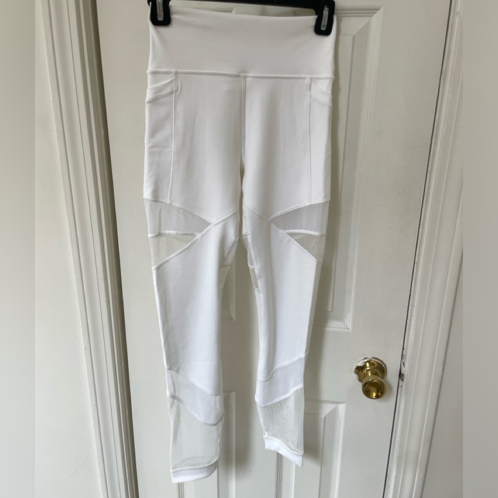 lululemon white mesh leggings